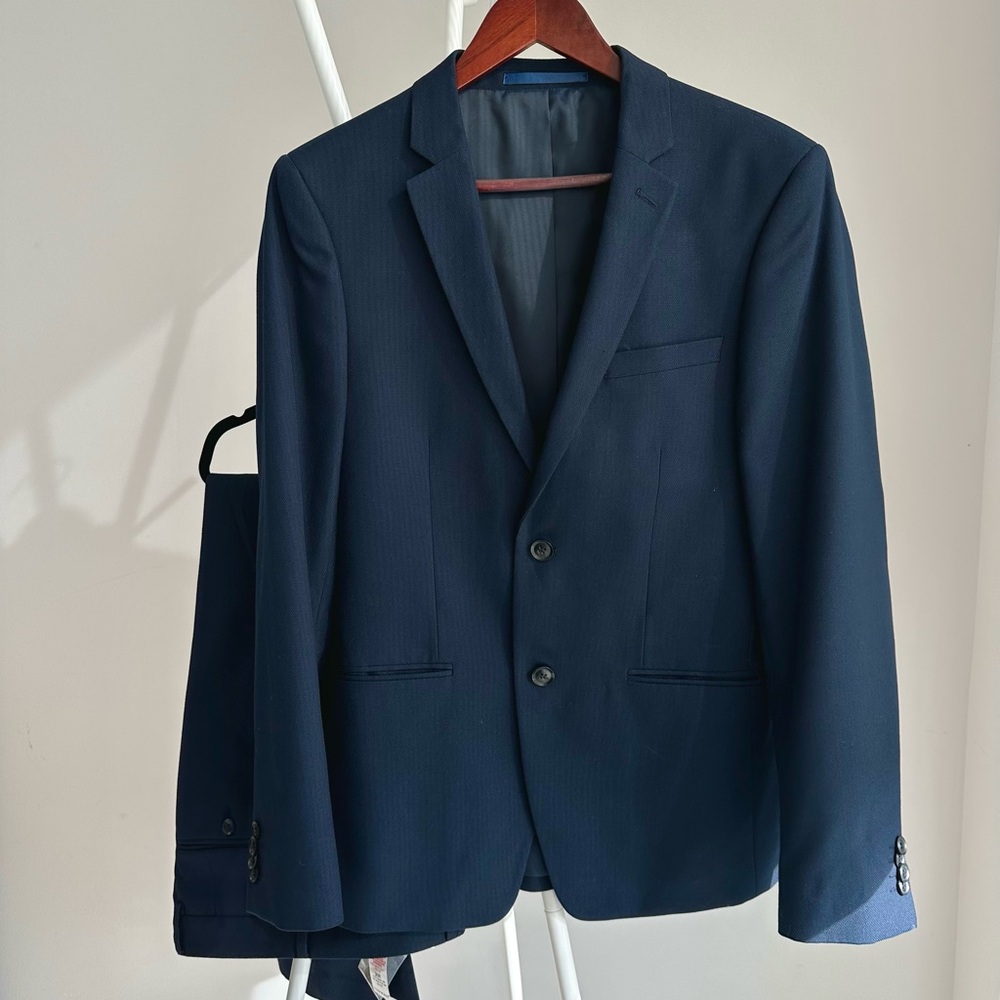 Topman Blue/Navy Suit Jacket